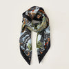 TL A A Leaf Print Scarf