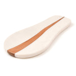 WS Marble and Wood Spoon Rest