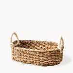 WS Handwoven Savar Oval Bread Basket