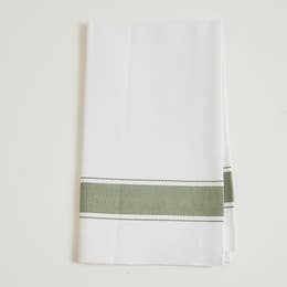 WS Classic Italian Kitchen Towel - Herringbone Green