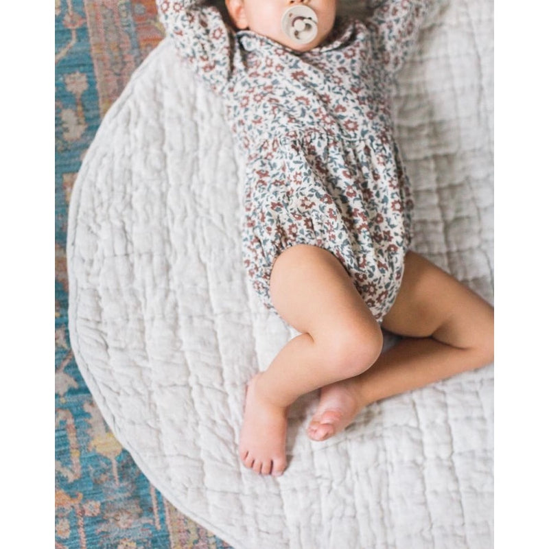 BA - Stone Washed Linen Quilted Play Mat