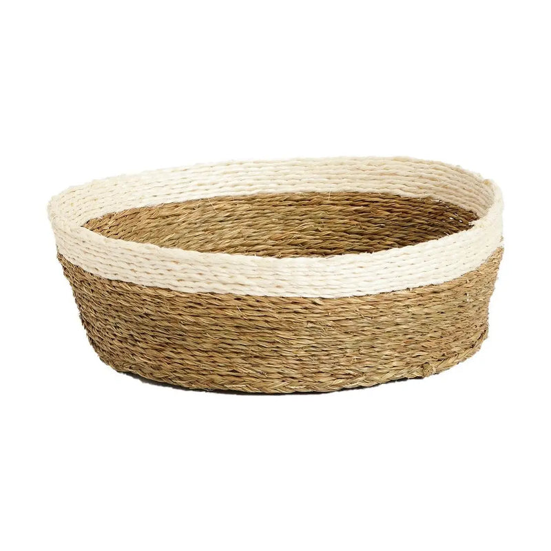 TL GR Woven Woven Banded Basket