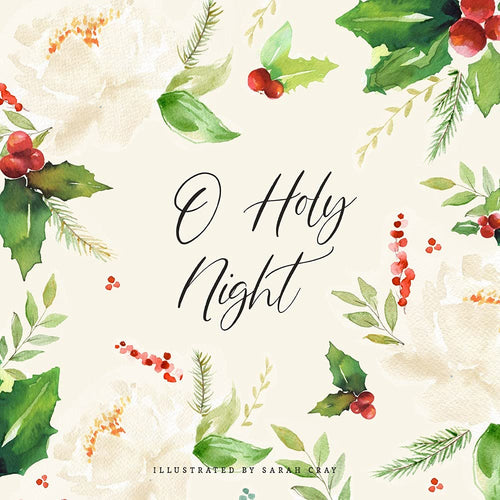 Spread a little Yuletide cheer with Sarah Cray’s fourth book, O Holy Night. Beautiful watercolor, gouache, and ink illustrations are paired with beloved Christmas carols in this elegant hardbound volume. Allow it to serve as a charming host gift, a personal songbook, or to complement your holiday decor.