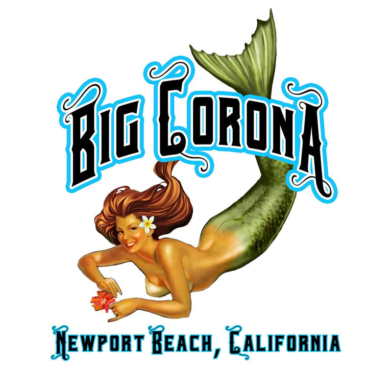 Big Corona and 1 mermaid, Newport Beach, Ca., art by loccal artist Rick Rietveld