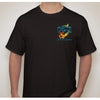 -NPB Tee -   Big Corona - Newport Beach T Shirt in Black, by Rick Rietveld