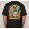-NPB Tee -   Blackie's Beach - Newport Beach T Shirt in Black, by Rick Rietveld
