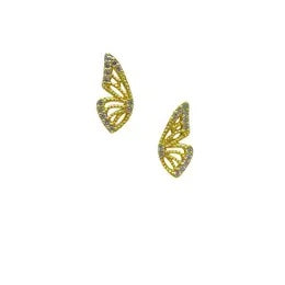 TL-JA Pave Butterfly Ear