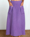 CC - A Line Linen Skirt