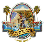 -NPB Tee -   Crystal Cove - Newport Beach T Shirt in White, by Rick Rietveld