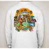 -NPB Tee -   Crystal Cove - Long Sleeve Newport Beach T Shirt/White, by Rick Rietveld