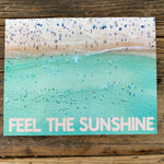 Greeting cards with beach scene