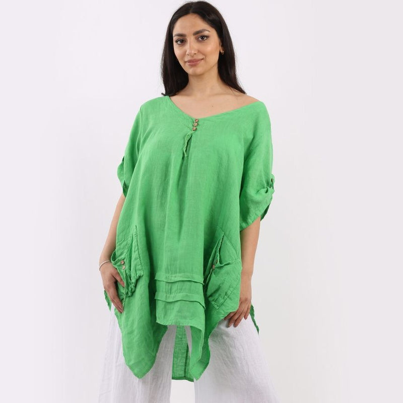 CC - Linen Tunic with Pockets