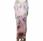 Pink Tie Dyed Kaftan , ankle length