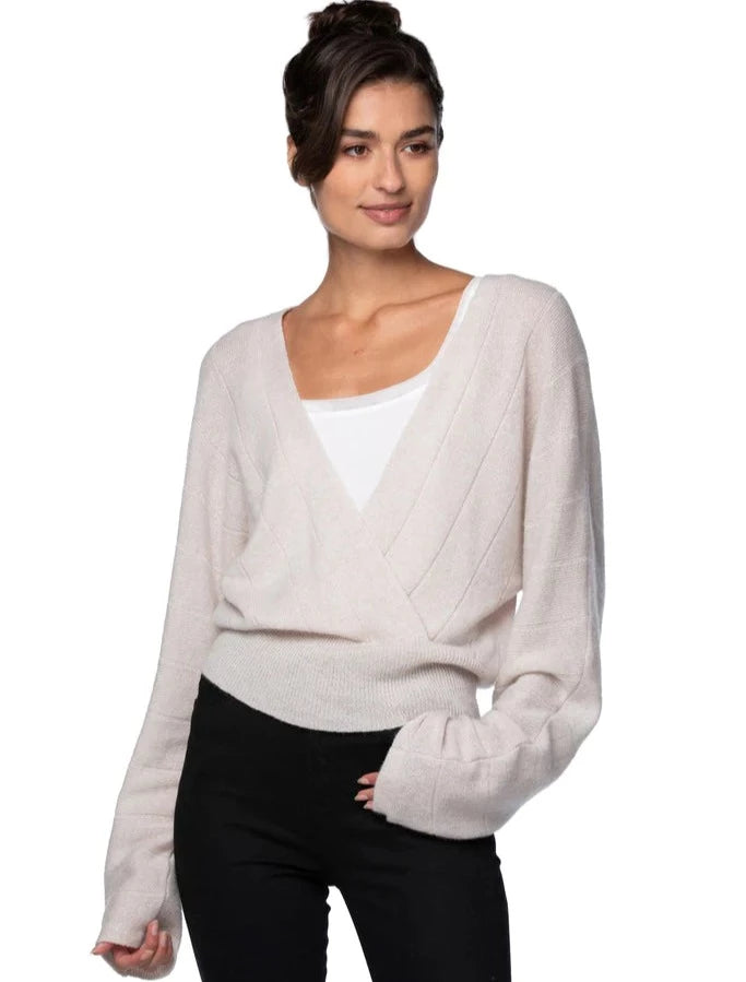 CC - Cashmere Crossover Sweater