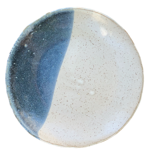 Salad Bowl Bl/Wht by Doro's Ceramics
