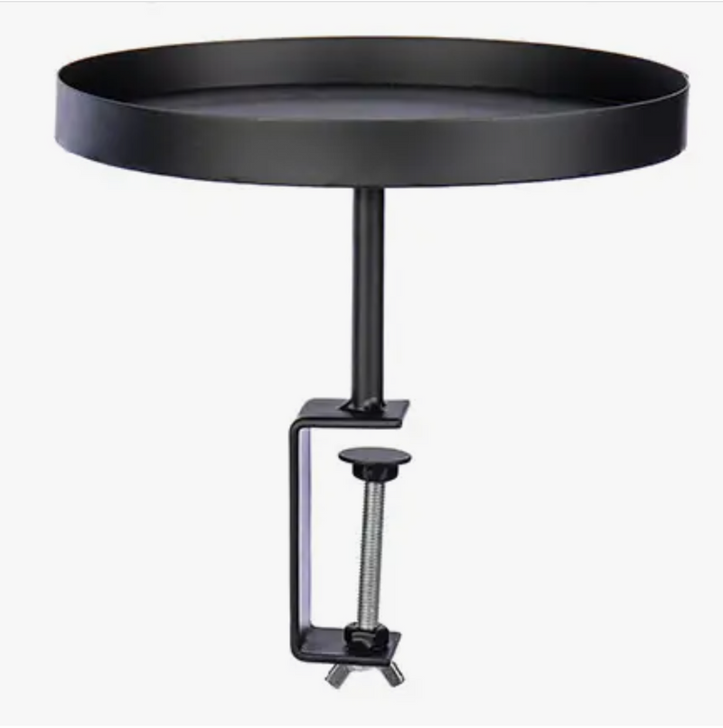 D round metal clamping tray
