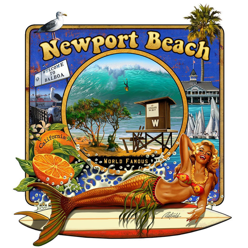 NPB -   Newport Sailor Canvas Art- Newport Beach  - by Rick Rietveld
