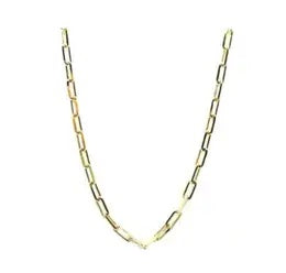 TL JA 16” Thin Link Necklace