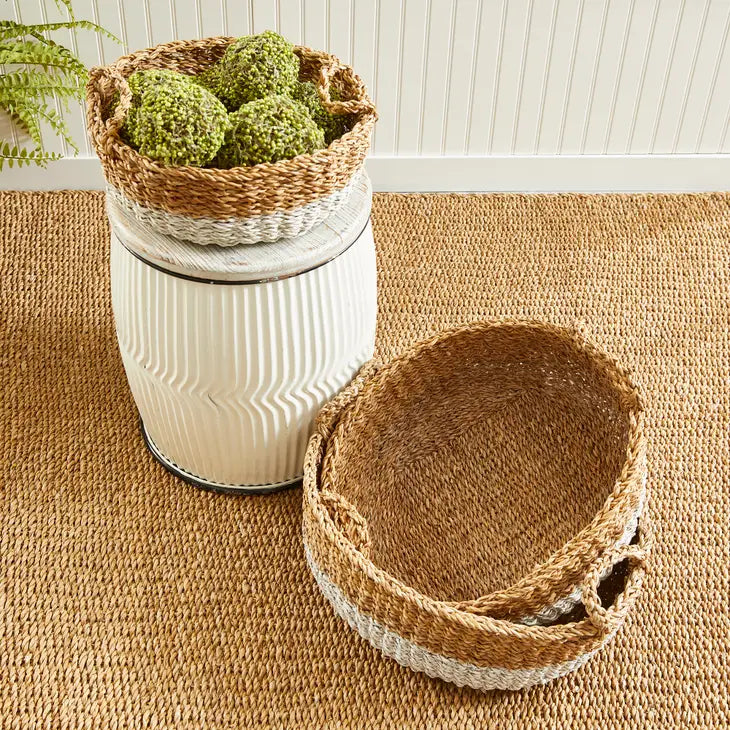 Seagrass Shallow Basket
