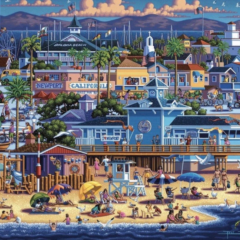 NPB-500 piece Newport Beach Puzzle By Eric Dowdle