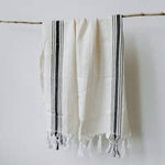 WS Turkish Cotton+Bamboo Hand Towel-Five Stripe