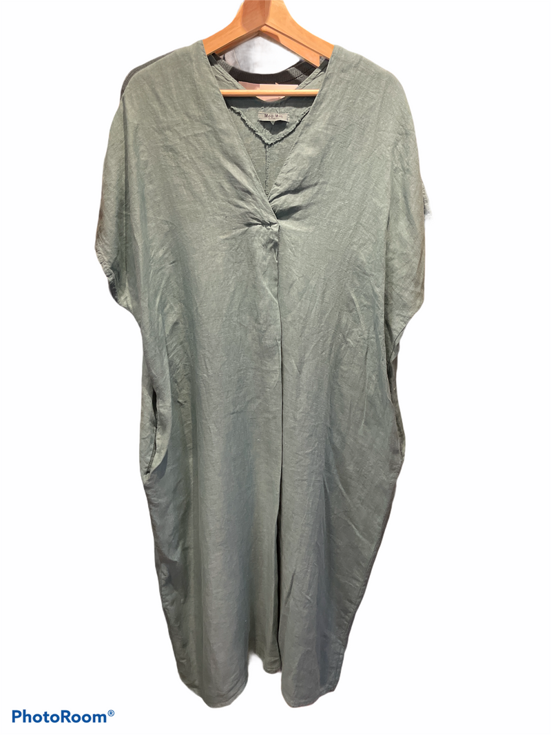 c&c linen dress Sassy Button-Down Linen Shirt Dress with Lapel Collar & Belt