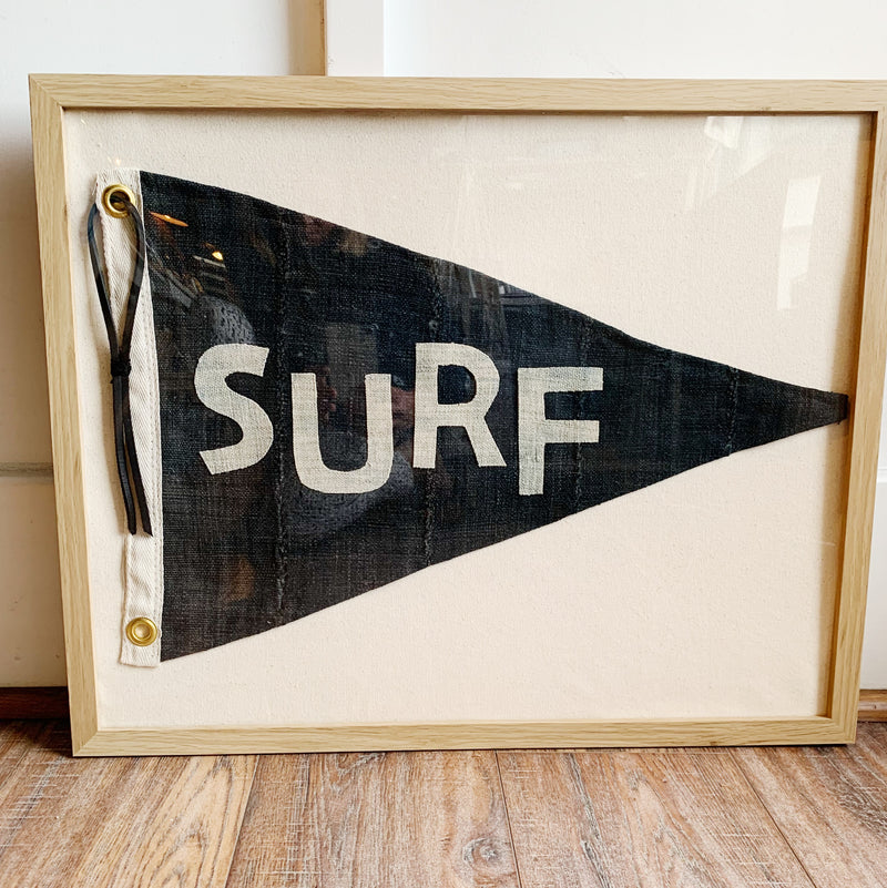 BB - "SURF", Pennant Flag, 16 x 20