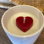 BC 3D heart soy wax candle