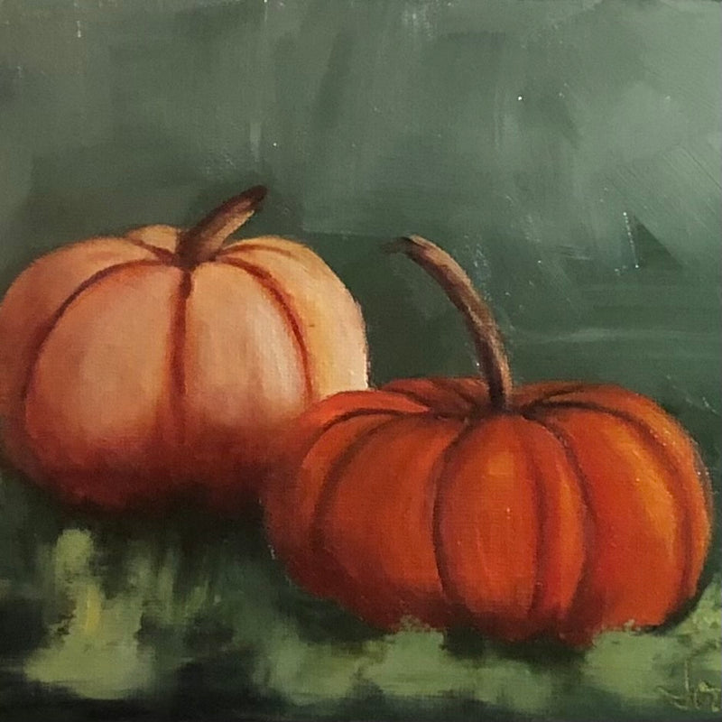 BC Two pumpkins by Joani Clayton