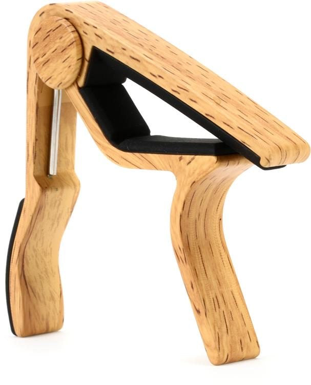 Bamboo capo diagonal display with white background