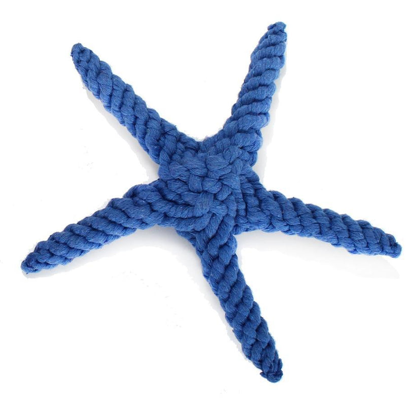 PE Cotton Rope Starfish Dog Toy